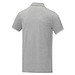 Morgan Polo für Herren, zweifarbig, heather grau, 3XL