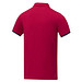 Morgan Polo für Herren, zweifarbig, rot, L