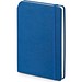 MORIAH. A5 Notizbuch aus PU mit linierten Blättern, Blau