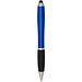 Nash RCS Stylus Kugelschreiber aus recyceltem Kunststoff mit farbigem Schaft und schwarzem Griff (blaue Tinte), royalblau