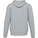 Natron 320 g/m² Sherpa-Kapuzenjacke mit Reißverschluss, heather grau, S