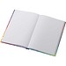 Novella Brontë A5 Hardcover Notizbuch mit glänzendem Finish – 100 Blatt, weiss