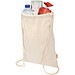 Peru Blend 180 g/m² Sportbeutel aus GRS recycelter Baumwolle 5L, natur