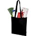 Peru Blend 180 g/m² Tragetasche aus GRS recycelter Baumwolle 7L, schwarz