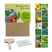 Pflanz-Set, 2er-Set, Basilikum / Gartenkresse, 1-seit. Druck