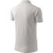 MALFINI Polohemd Herren Pique Polo, M, hellgrau melliert