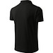 Polohemd Herren Pique Polo, XL, schwarz