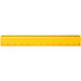 Refari 30 cm Lineal aus recyceltem Kunststoff, gelb