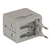 Reiseadapter TRAVEL MATE,grau
