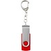 Rotate mit Schlüsselanhänger USB-Stick, hellrot, 1GB