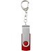 Rotate mit Schlüsselanhänger USB-Stick, rot, 1GB