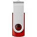Rotate Transculent USB-Stick, rot, 4GB