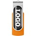 Rotate USB-Stick 3.0 mit Doming, orange, 32GB