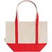 Sam 320 g/m² Tragetasche aus GRS recycelter Baumwolle, rot