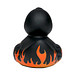 Schnabels® Bade-Ente Flammen mit Slogan BBQ-Queen, schwarz