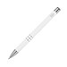 Semi Gel Schreiber mit gummierter Oberfläche , weiss