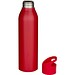 Sky 650 ml RCS-zertifizierte, einwandige Trinkflasche aus recyceltem Edelstahl, rot