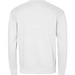 MALFINI Sweatshirt unisex Crew, L, weiss