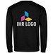 MALFINI Sweatshirt unisex Crew, L, schwarz