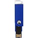Swivel Rectangular USB-Stick, blau, 4GB