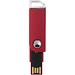 Swivel Rectangular USB-Stick, rot, 4GB