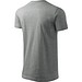 T-Shirt Herren Basic, 2XL, dunkelgrau melliert