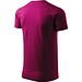 T-Shirt Herren Basic, 2XL, fuchsia rot