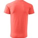 T-Shirt Herren Basic, 2XL, koralle