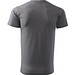 T-Shirt Herren Basic, 2XL, stahlgrau