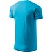 T-Shirt Herren Basic, 2XL, türkisblau