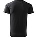 T-Shirt Herren Basic, S, ebony grau