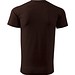 T-Shirt Herren Basic, S, kaffee