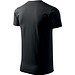 T-Shirt Herren Basic, S, schwarz