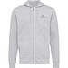 Iqoniq Abisko Zip-Kapuzenpullover aus recycelter Baumwolle, heather grey, XXS
