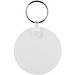 Tait kreisförmiger Schlüsselanhänger aus recyceltem Material, weiß