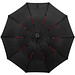 Taschenschirm FIN, schwarz/rot