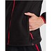 Terrano Mikrofleecejacke, unisex, schwarz, L