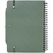 Thalaasa A5 Hardcover Notizbuch mit Kugelschreiber (schwarze Mine), heather grün