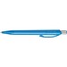 uma® BEAT transparent Druckkugelschreiber, hellblau