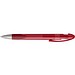 uma® LOOK grip transparent SI Druckkugelschreiber, rot