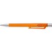uma® PEPP transparent SI Druckkugelschreiber, orange