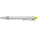 uma® RECYCLED PET PEN ALUMA transparent Druckkugelschreiber, gelb