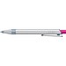 uma® RECYCLED PET PEN ALUMA transparent Druckkugelschreiber, magenta