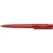 uma® RECYCLED PET PEN PRO transparent Druckkugelschreiber, rot