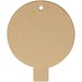 USB-Stick 2.0 rund aus recyceltem Papier, Kraftpapier, 2GB