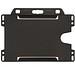 Vega Kartenhalter aus recyceltem Kunststoff, schwarz