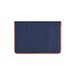 VINGA Bosler 14 Zoll Laptop-Tasche aus GRS recyceltem Canvas, navy blau