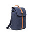 VINGA Bosler Rucksack aus GRS recyceltem Canvas, navy blau