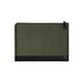VINGA Marlow 14 Zoll Laptop Sleeve aus RCS recyceltem Polyester, grün, schwarz