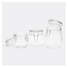 Vorratsglas CLICKY S mit Bügelverschluss, Füllmenge ca. 280 ml,transparent